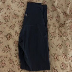 Lululemon Navy Leggings With Side Pockets - 23" from inseam